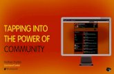 Tapping Into The Power of Community