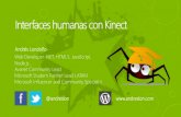 Interfaces humanas con kinect