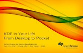 KDE in Your Life from Desktop to Pocket