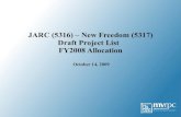 JARC & New Freedom Draft Project List FY2008