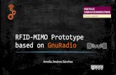 Slides for RFID-MIMO Prototype based on GnuRadio