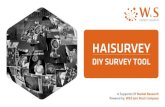 Haisurvey Internet Survey System Booklet
