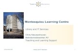 Montesqieu Learning centre universiteit Tilburg