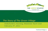 The Green Village Stakeholders meeting February 3rd 2011