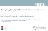 Analysing the digital traces of Social Media users