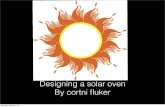 Cortni fluker solar oven