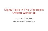 Digital Tools in The Classroom: Omeka Workshop (Northeastern University)