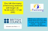 eTwinning Webinar presentation - UK-DE