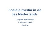 Sociale media in de les Nederlands