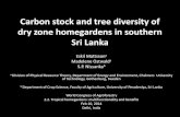 Session 2.2 carbon stock and tree diversity   sri lanka