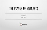 Digibury: The Power of Web APIs by Paul Hallett from Twilio