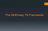 The Mc Kinsey 7s Framework