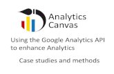 The Google Analytics API and Analytics Canvas