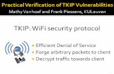 Practical Verification of TKIP Vulnerabilities