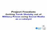 Project Freedom: Social Media's Role in the Release of Tarek Shalaby from Military Prison