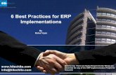 6 best practices for erp implementations
