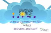 Total learning: Case study: organising space - powering a community of practice at UNISON