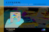 Citizen participation and technology
