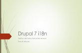 Drupal i18n & Features
