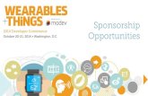 Modev Wearables+Things Conference - Sponsor Prospectus