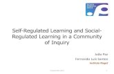 Self-Regulated Learning and Social-Regulated Learning in a Community of Inquiry