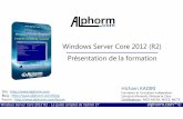 alphorm.com - Formation Windows Server Core 2012 R2 - Guide de l'Admin IT