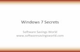 Software savings world valid keys