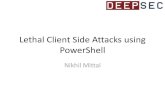 Client side attacks using PowerShell