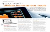 Online Investment Tools Road Test