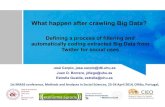 What happen after crawling big data?