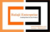 Balaji ent. corporate ppt