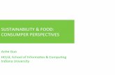 Sustainability and food