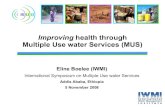 Improving health through Multiple Use water Services (MUS)