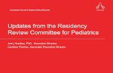 Updates from the Residency Review Committee for Pediatrics