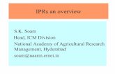 An Overview of IPRs in Indian Agriculture