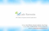 LabRemote - Web in Progress