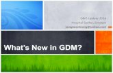 What's new in gdm