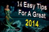 14 easy tips for a great  2014