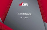 CIR 1H 2014 Results