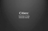 Cities: Then & Now Class Discussion