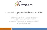 FITMAN Support Webinar to A16-November 2014