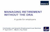 Repeal Of The Default Retirement Age