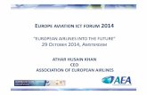 European Airlines Into The Future: Athar Husain Khan, CEO Association of European Airlines