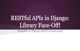Django Rest Framework vs Django TastyPie