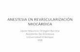 Anestesia en revascularización miocárdica
