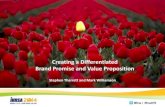 Creating a Differentiated Value Proposition & Brand Promise