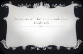 Analysis of the video audience feedback