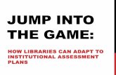 Jump Into the Game: How Libraries Can Adapt to Institutional Assessment Plans