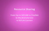 2  resource sharing SEFLIN 30th Anniversary Membership Meeting