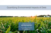 Quantifying Environmental Impacts of Dietary Recommendations